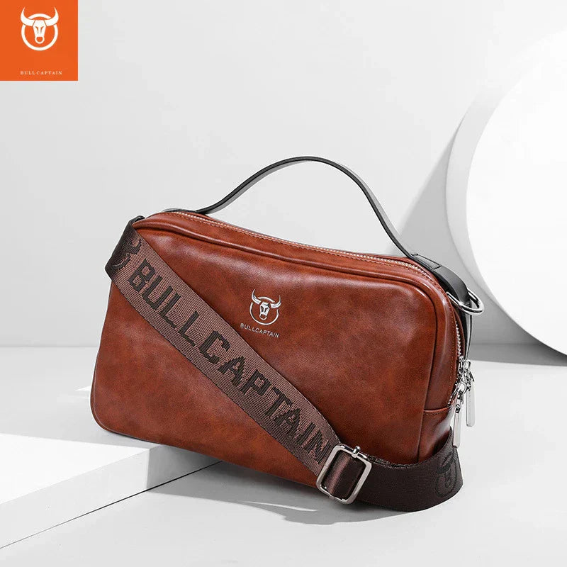 Schultertasche aus Echtleder - Fiama