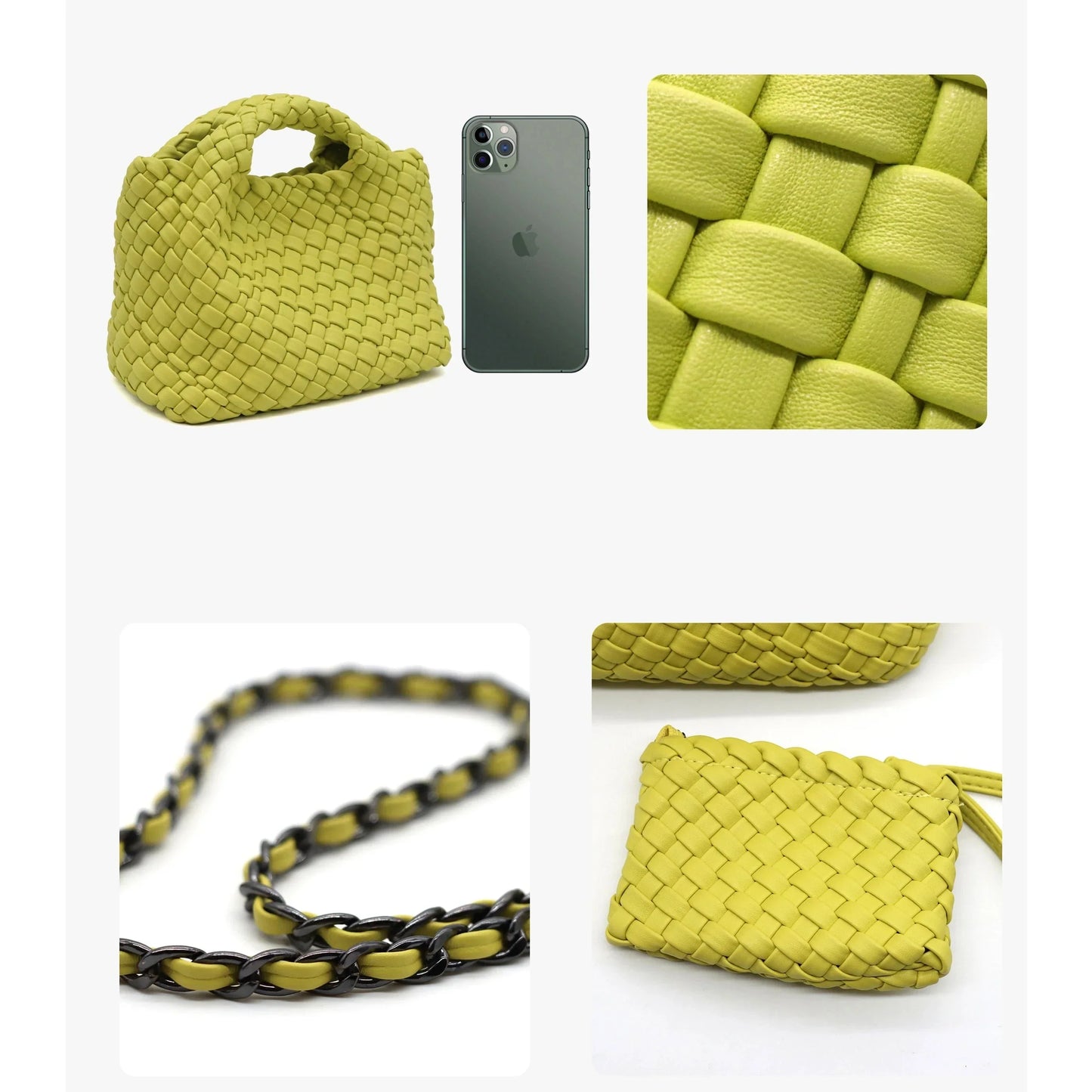 Kleine geflochtene Tasche Kátia