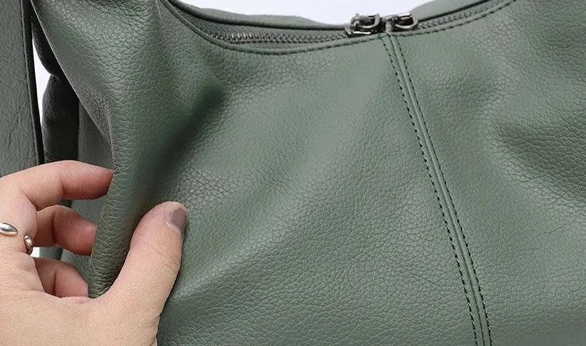 Messenger-Tasche aus Echtleder - Agatha