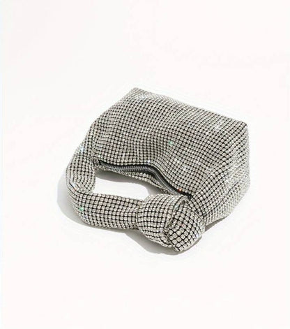 Baguette-Tasche Glanz Fabiana
