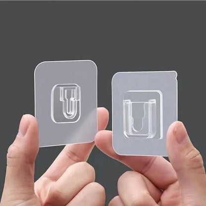 10/05/2 PCS Double-Sided Adhesive Wall Strong Hooks Hanger Suction Cup Sucker Wall Storage Holder For Kitchen Bathroom bedroom - Lily Depot