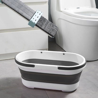 14L Foldable Mop Bucket Collapsible Portable Wash Basin Dishpan With Handle Fishing Pail Tools Large-capacity Barrel Effective - Lily Depot