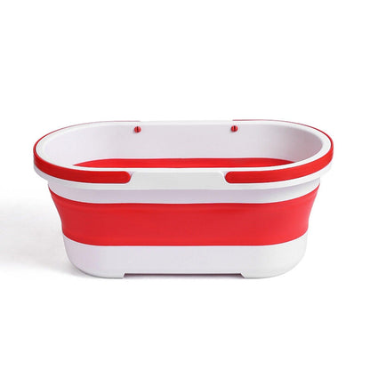 14L Foldable Mop Bucket Collapsible Portable Wash Basin Dishpan With Handle Fishing Pail Tools Large-capacity Barrel Effective - Lily Depot