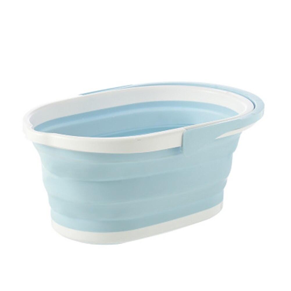 14L Foldable Mop Bucket Collapsible Portable Wash Basin Dishpan With Handle Fishing Pail Tools Large-capacity Barrel Effective - Lily Depot