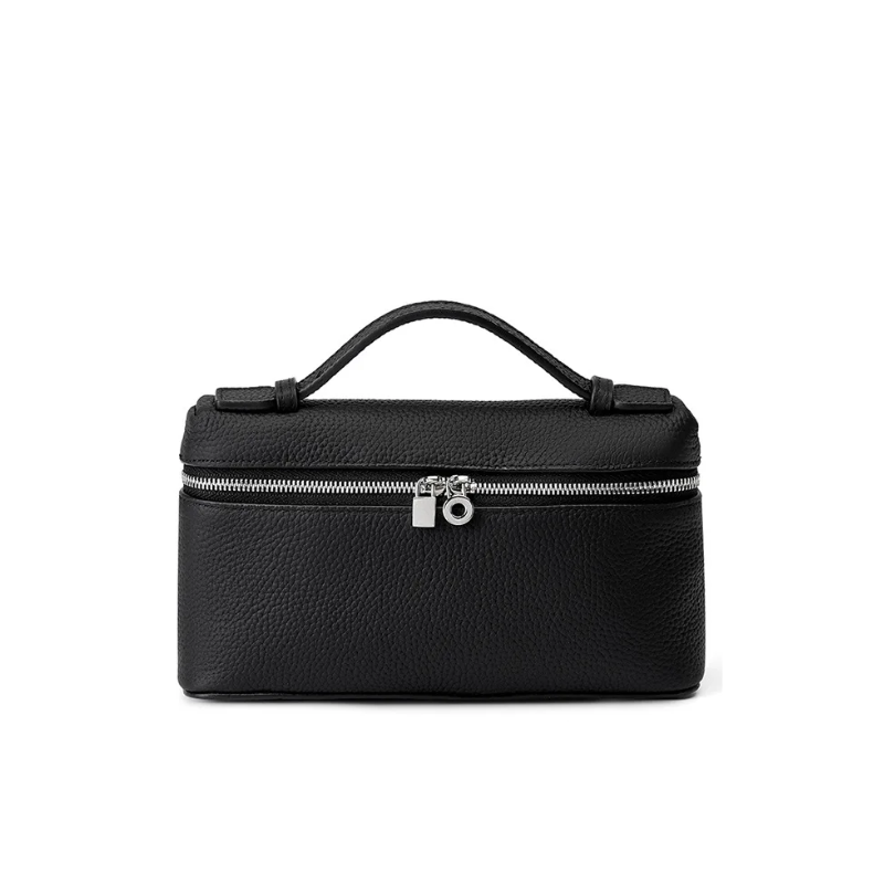 Kleine Tasche aus Echtleder Tote Rosa