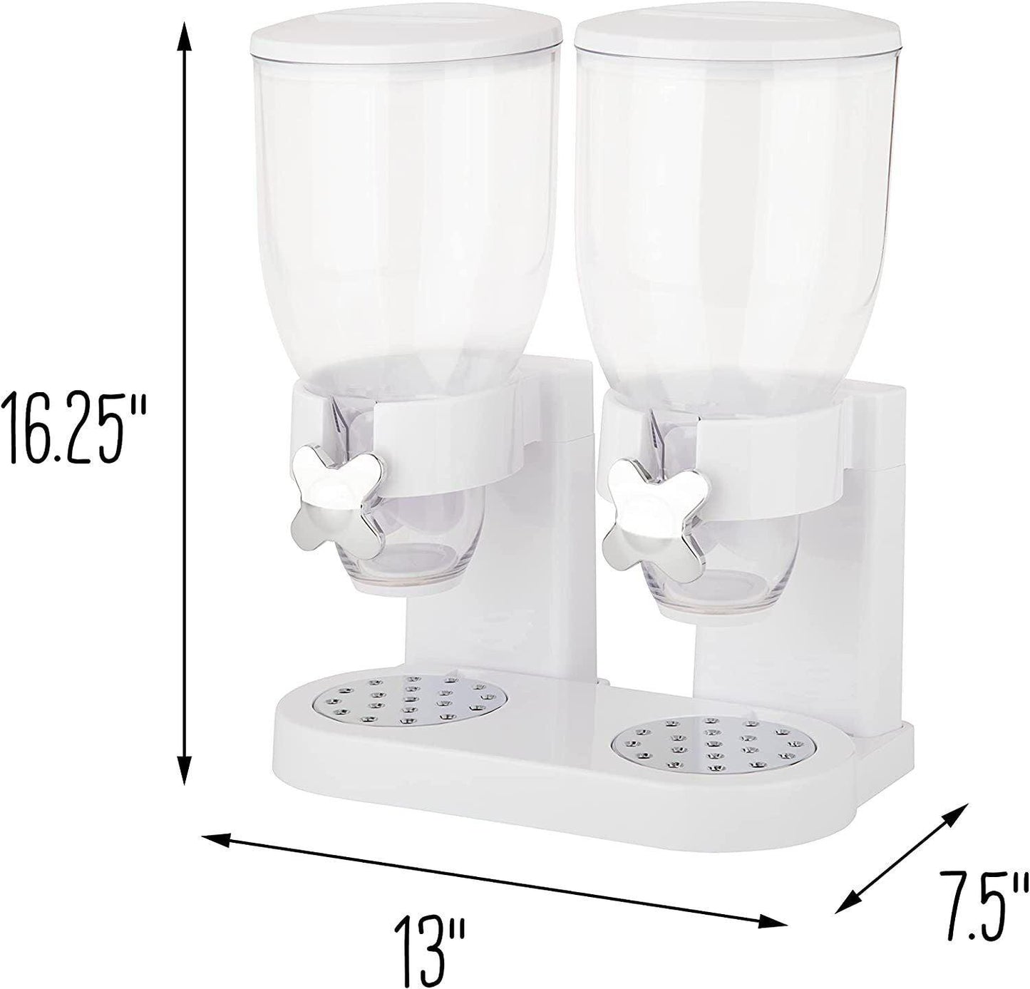2/4L Large Cereal Dispenser Dry Food Oatmeal Grains Containers Nuts Storage Tank Container Nuts Candy Cans Kitchen Storage - Lily Depot