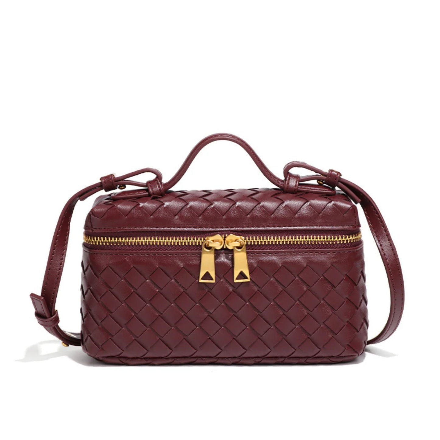 Kleine geflochtene Tote-Tasche Bellatrix