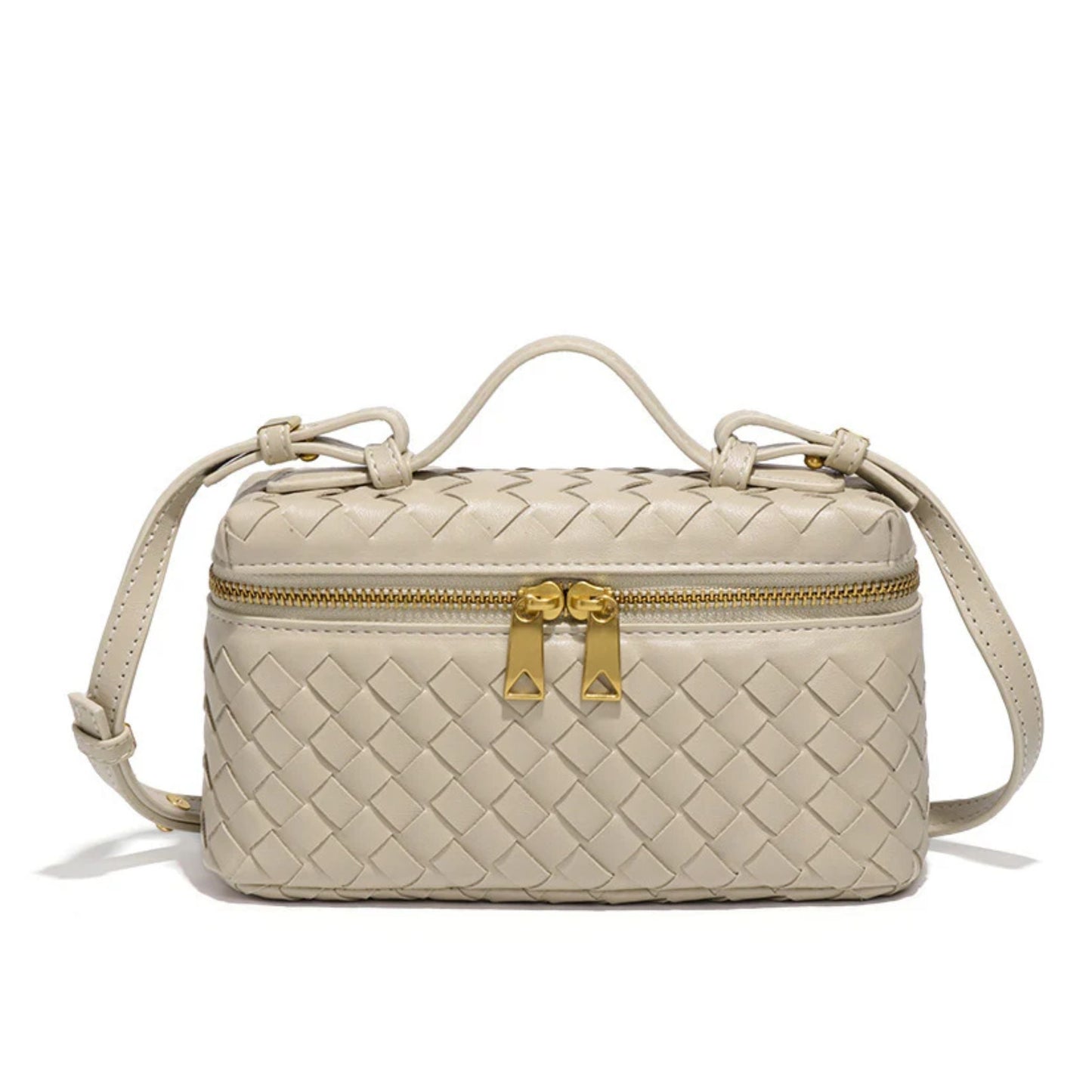 Kleine geflochtene Tote-Tasche Bellatrix