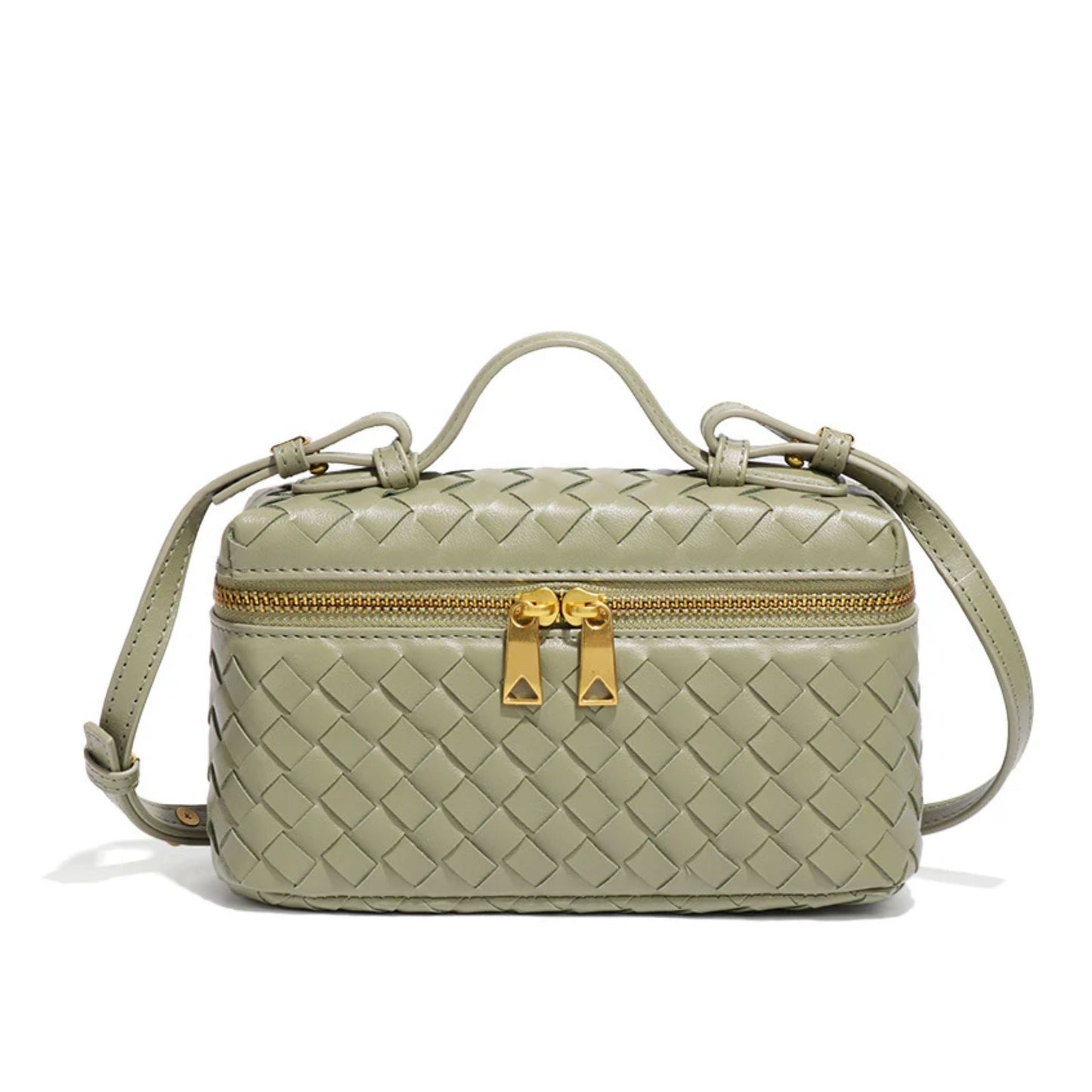 Kleine geflochtene Tote-Tasche Bellatrix