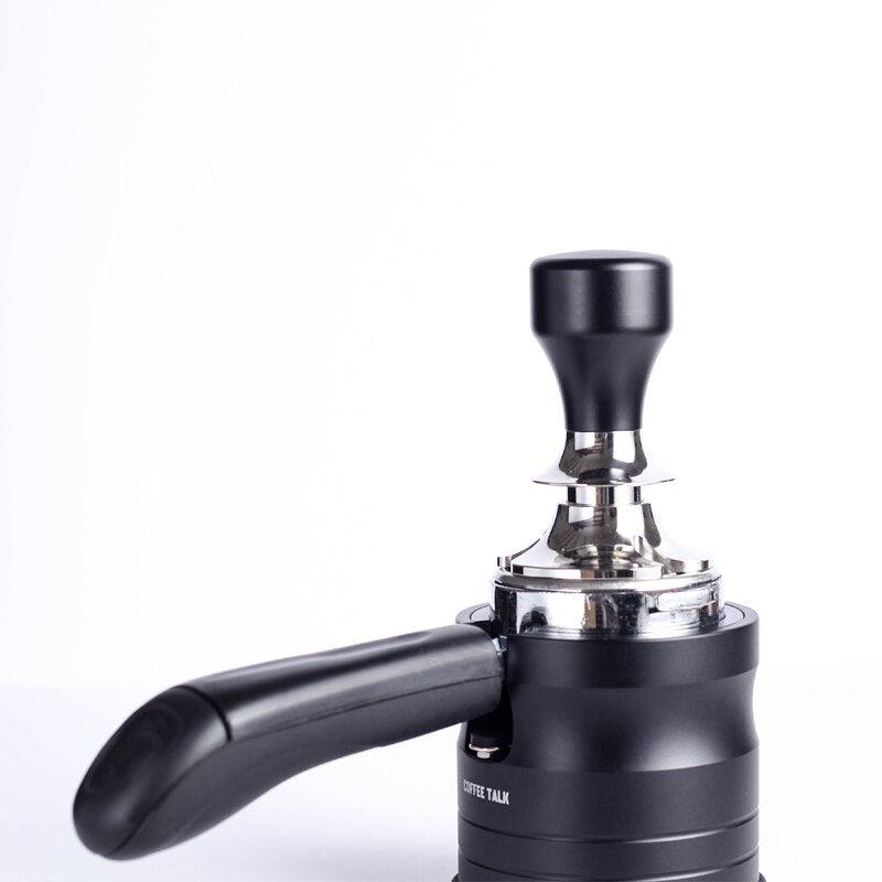 4 Sizes Coffee Tamper Powder Hammer Pressed with Anti Pressure Deviation Distributor Adjustable Depth Tamper Coffee Accessories - Lily Depot