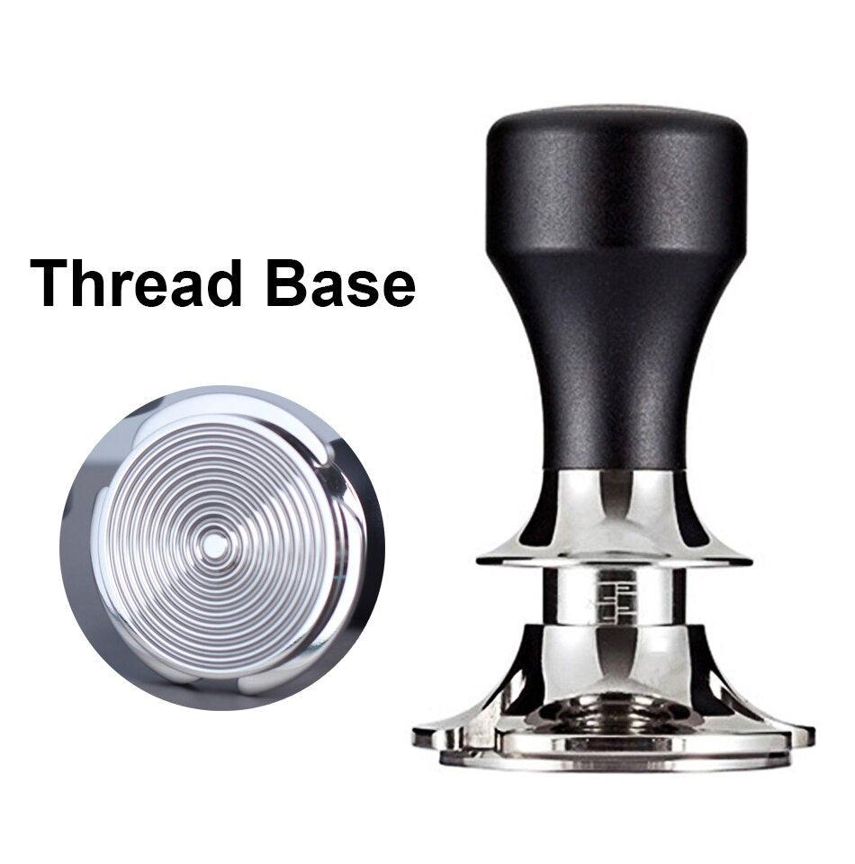 4 Sizes Coffee Tamper Powder Hammer Pressed with Anti Pressure Deviation Distributor Adjustable Depth Tamper Coffee Accessories - Lily Depot