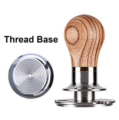 4 Sizes Coffee Tamper Powder Hammer Pressed with Anti Pressure Deviation Distributor Adjustable Depth Tamper Coffee Accessories - Lily Depot