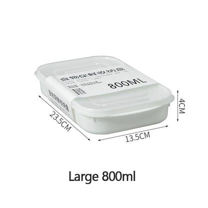 4 Sizes Kitchen Organizer Plastic Box Plastic Organizing Boxes Fridge Storage Organizer Home Food Storage Containers Organizers - Lily Depot
