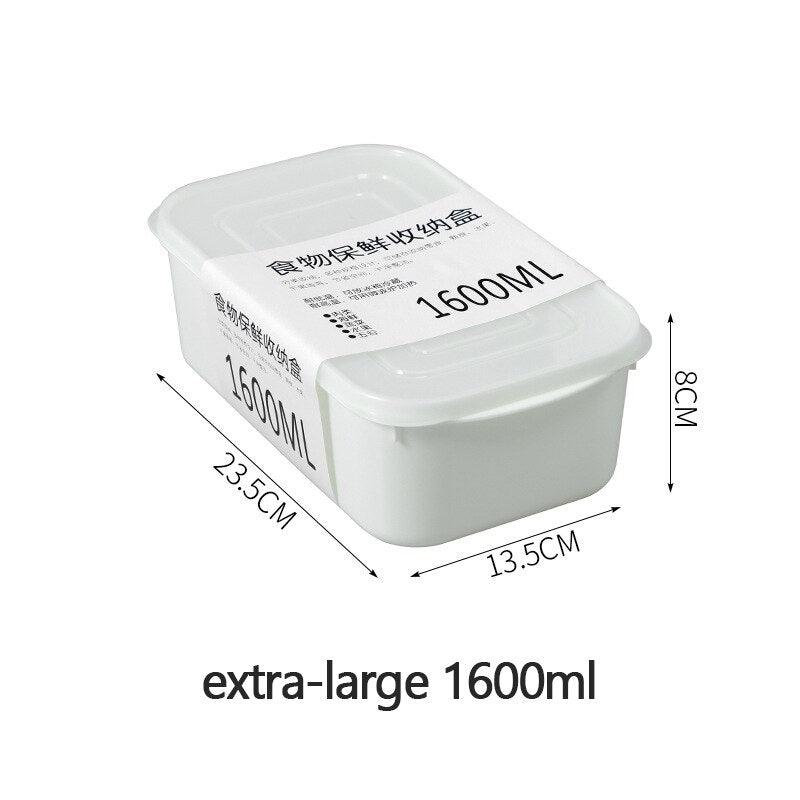 4 Sizes Kitchen Organizer Plastic Box Plastic Organizing Boxes Fridge Storage Organizer Home Food Storage Containers Organizers - Lily Depot