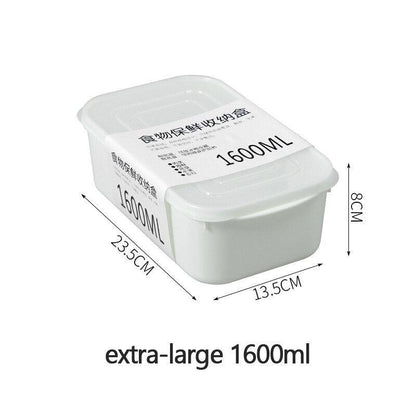 4 Sizes Kitchen Organizer Plastic Box Plastic Organizing Boxes Fridge Storage Organizer Home Food Storage Containers Organizers - Lily Depot
