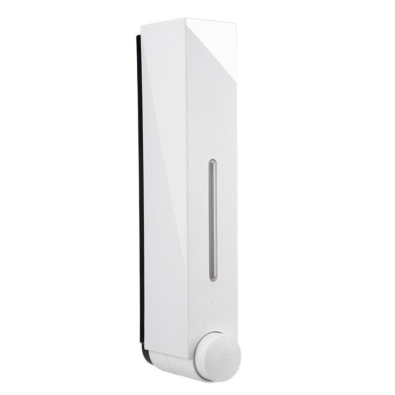420ML Wall Mounted Soap Dispenser Manual Press Liquid Soap Dispenser Shampoo Shower Gel Detergent Dispenser for Bathroom Hotel - Lily Depot