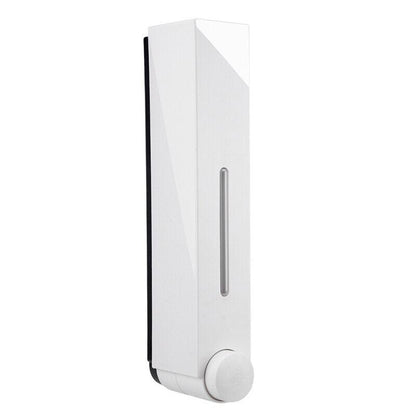 420ML Wall Mounted Soap Dispenser Manual Press Liquid Soap Dispenser Shampoo Shower Gel Detergent Dispenser for Bathroom Hotel - Lily Depot