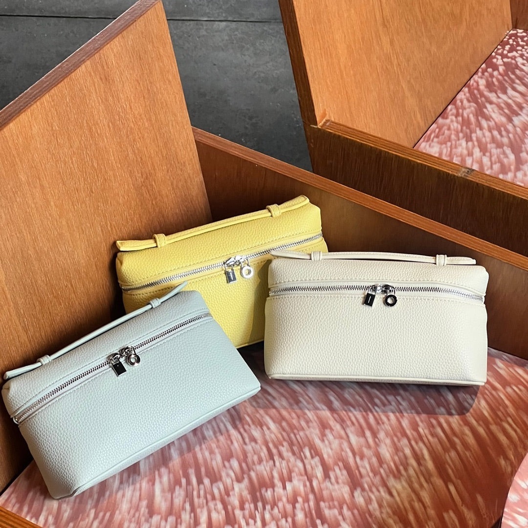 Kleine Tasche aus Echtleder Tote Rosa