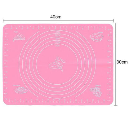 45x60cm Non-Stick Silicone Pad Baking Sheet Cupcake Dessert Soap Rolling Kneading Mat Baking Mat Scale Pastry Fondant Mat Tools - Lily Depot