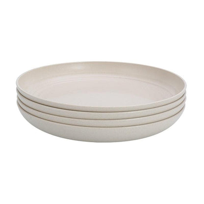 4Pcs Dinner Plate Set Wheat Straw Eco Friendly BPA Free Biodegradable Picnic Fruit Snack Plate Bone Dishes Kitchen Accessories - Lily Depot