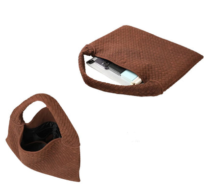 Große geflochtene Tasche aus Wildleder Tory
