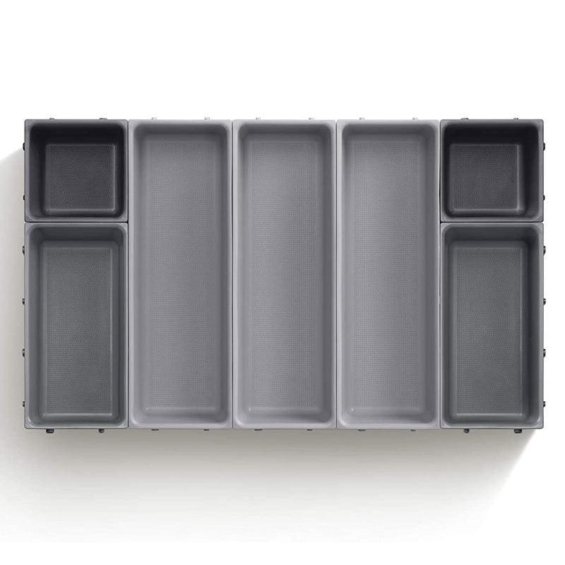 7pcs Drawer Kitchen Storage Box Cutlery Organizer Free Combination Separated Multifunction Sundries Stationery Desk Storage tray - Lily Depot