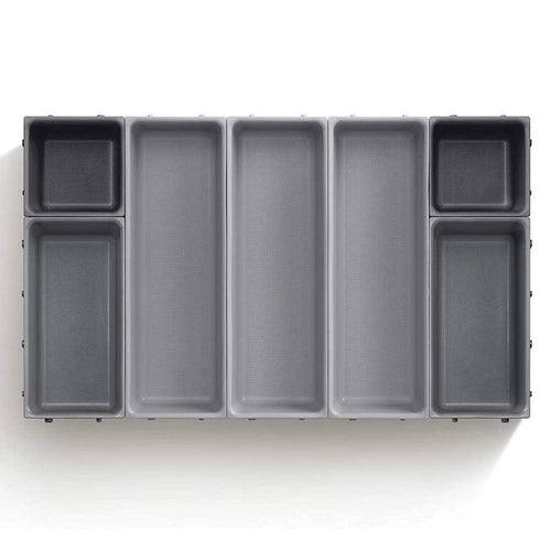 7pcs Drawer Kitchen Storage Box Cutlery Organizer Free Combination Separated Multifunction Sundries Stationery Desk Storage tray - Lily Depot
