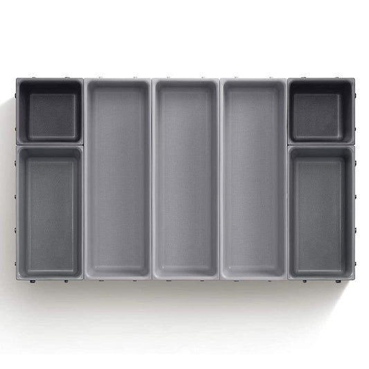 7pcs Drawer Kitchen Storage Box Cutlery Organizer Free Combination Separated Multifunction Sundries Stationery Desk Storage tray - Lily Depot