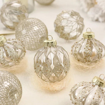 9PCS 9cm Christmas Tree Balls Christmas Multicolor Ball Decorations Xmas Tree Hanging Ornaments For Home Navidad New Year - Lily Depot
