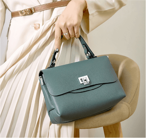 Kompakte Tasche aus Echtleder - Melbourn