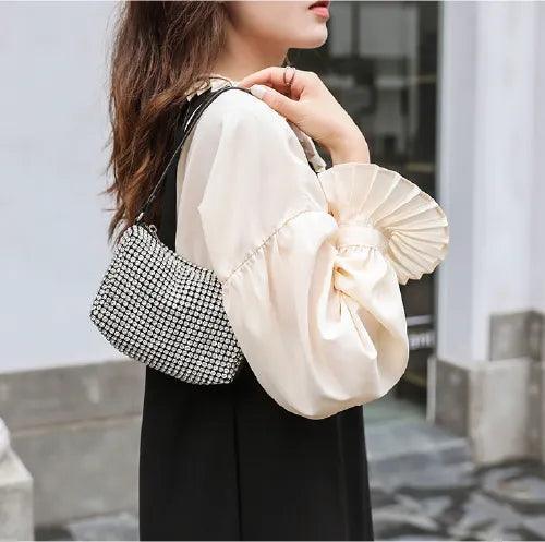 Kompakte Tasche mit Strass besetzt - Luxury