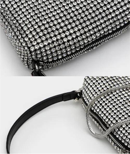 Kompakte Tasche mit Strass besetzt - Luxury