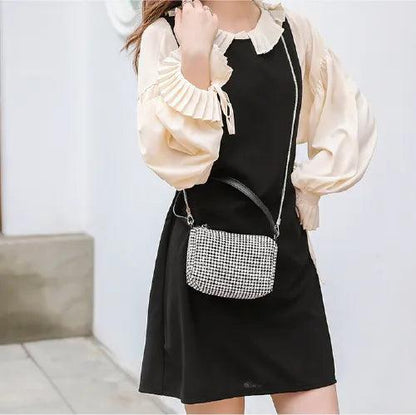 Kompakte Tasche mit Strass besetzt - Luxury