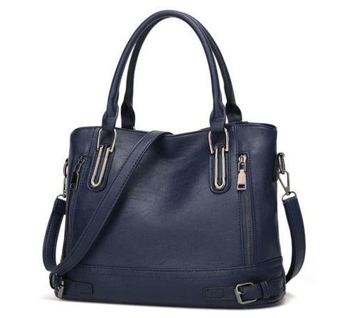 Große Tasche aus Leder Salomé