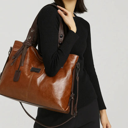 Tasche aus Echtleder - Olivia