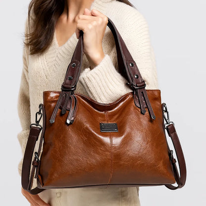 Tasche aus Echtleder - Olivia