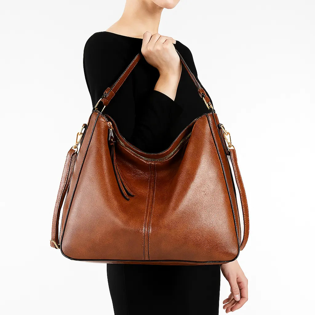 Tasche aus Echtleder - Mila