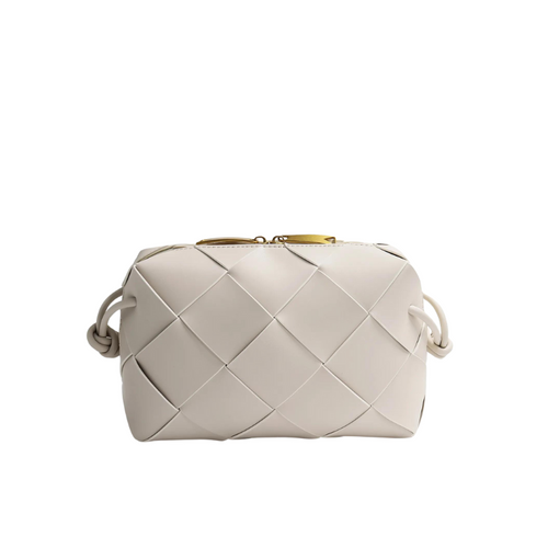 Mittelgroße Umhängetasche aus Echtleder Zélia
