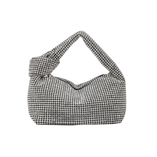 Glänzende Baguette-Tasche Fabiana