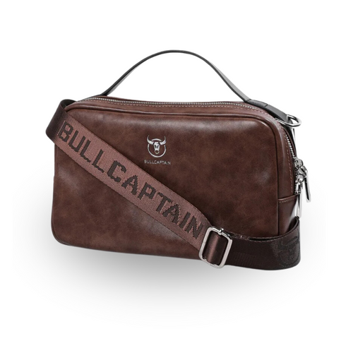 Schultertasche aus Echtleder - Fiama