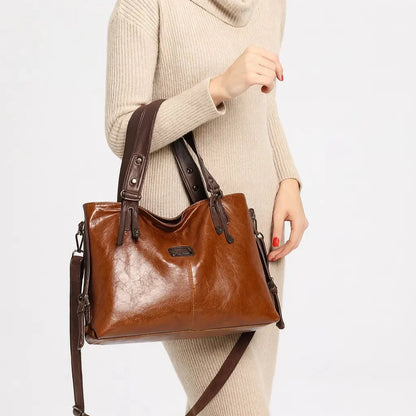 Tasche aus Echtleder - Olivia