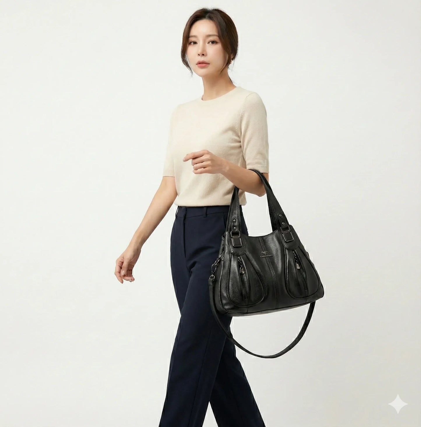 Tasche aus Echtleder - Livia