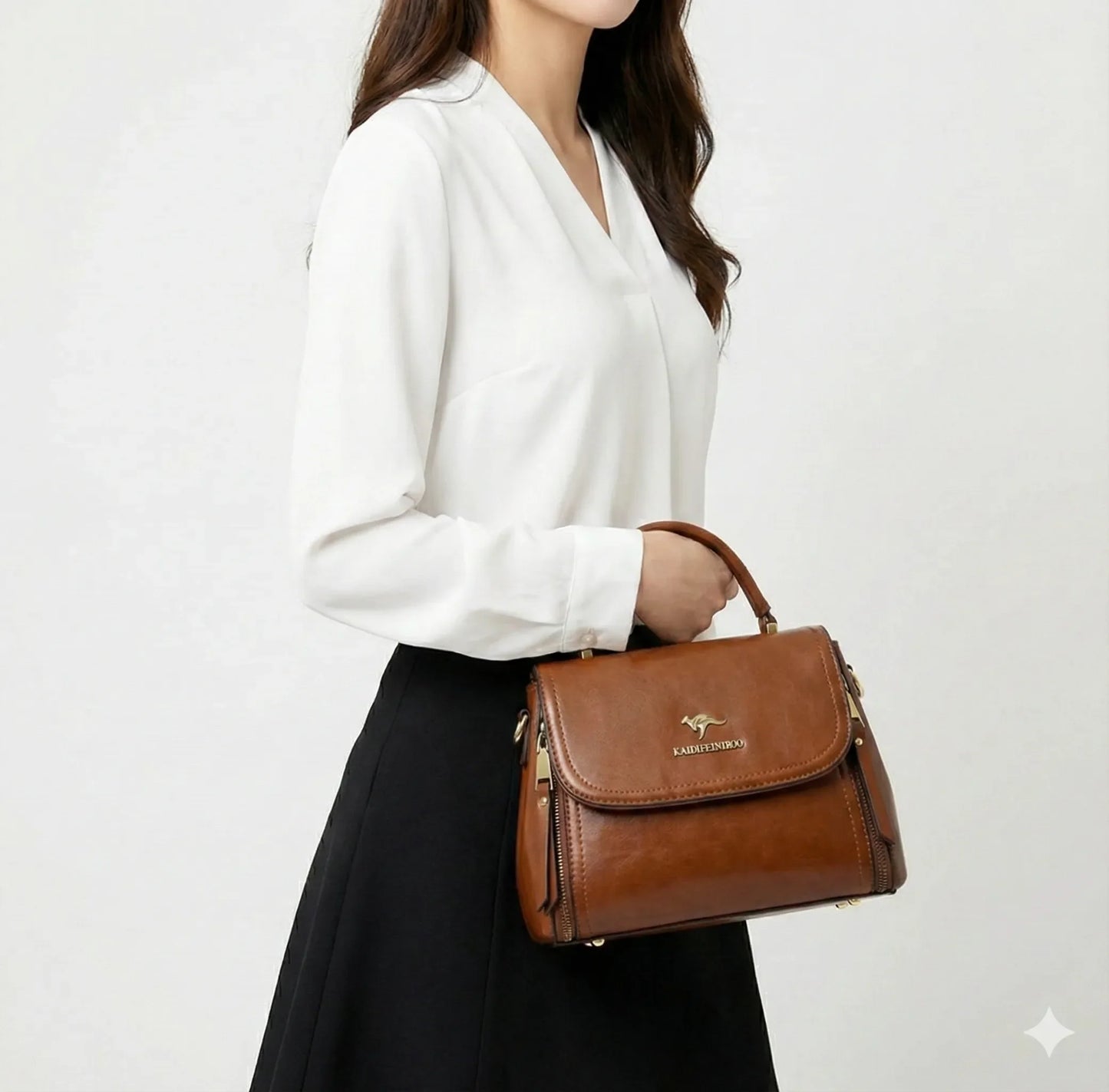 Tasche aus Echtleder - Liora
