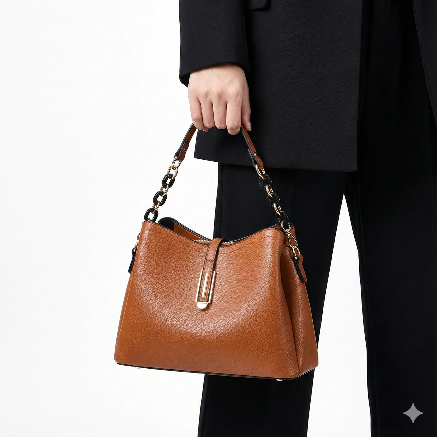 Tasche aus Echtleder - Brail
