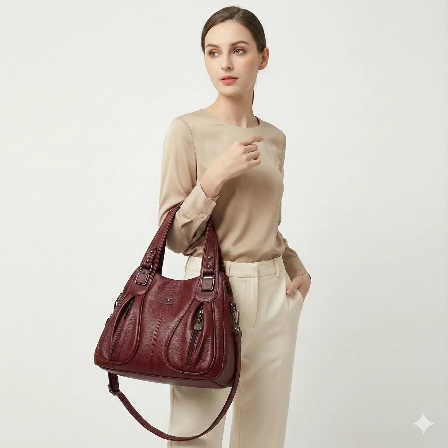 Tasche aus Echtleder - Livia