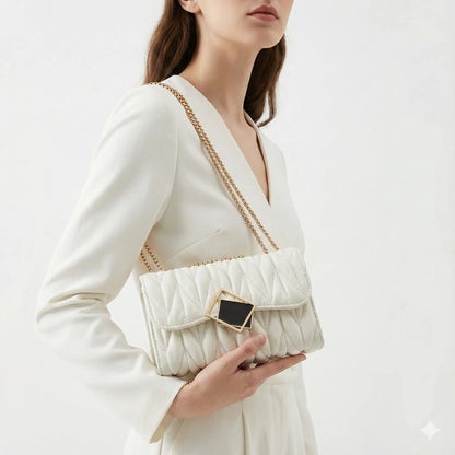 Kompakte Tasche aus Leder - Vienza