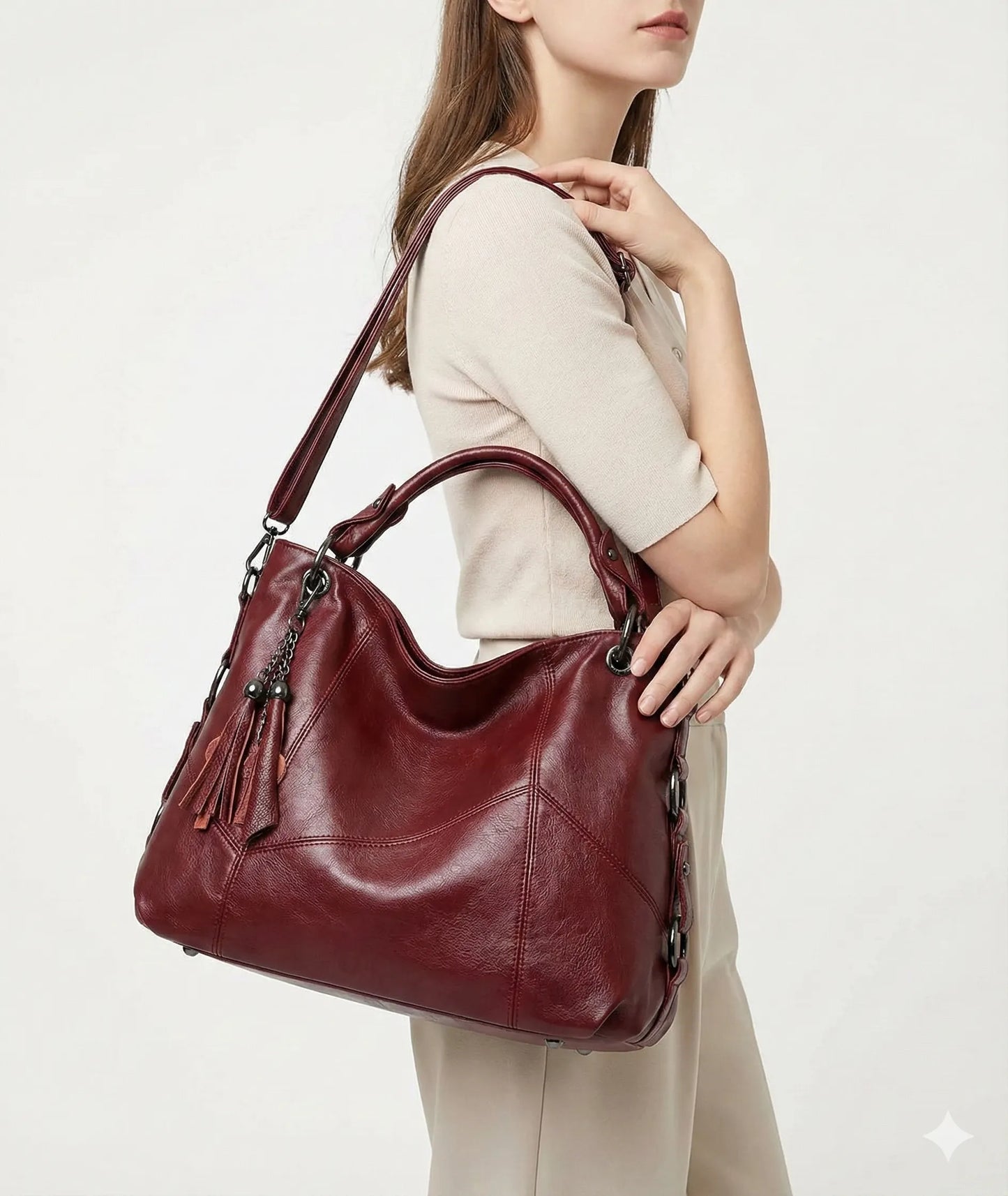 Tasche aus Echtleder - Catharina