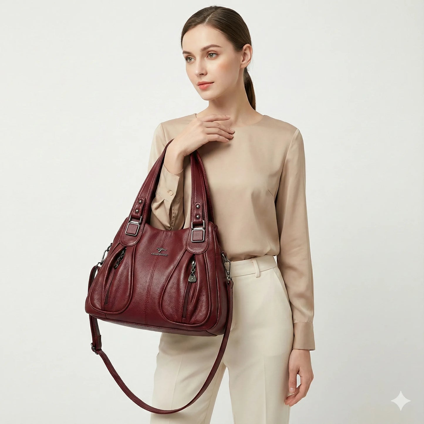 Tasche aus Echtleder - Livia