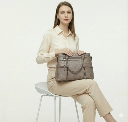 Tasche aus Echtleder - Verse