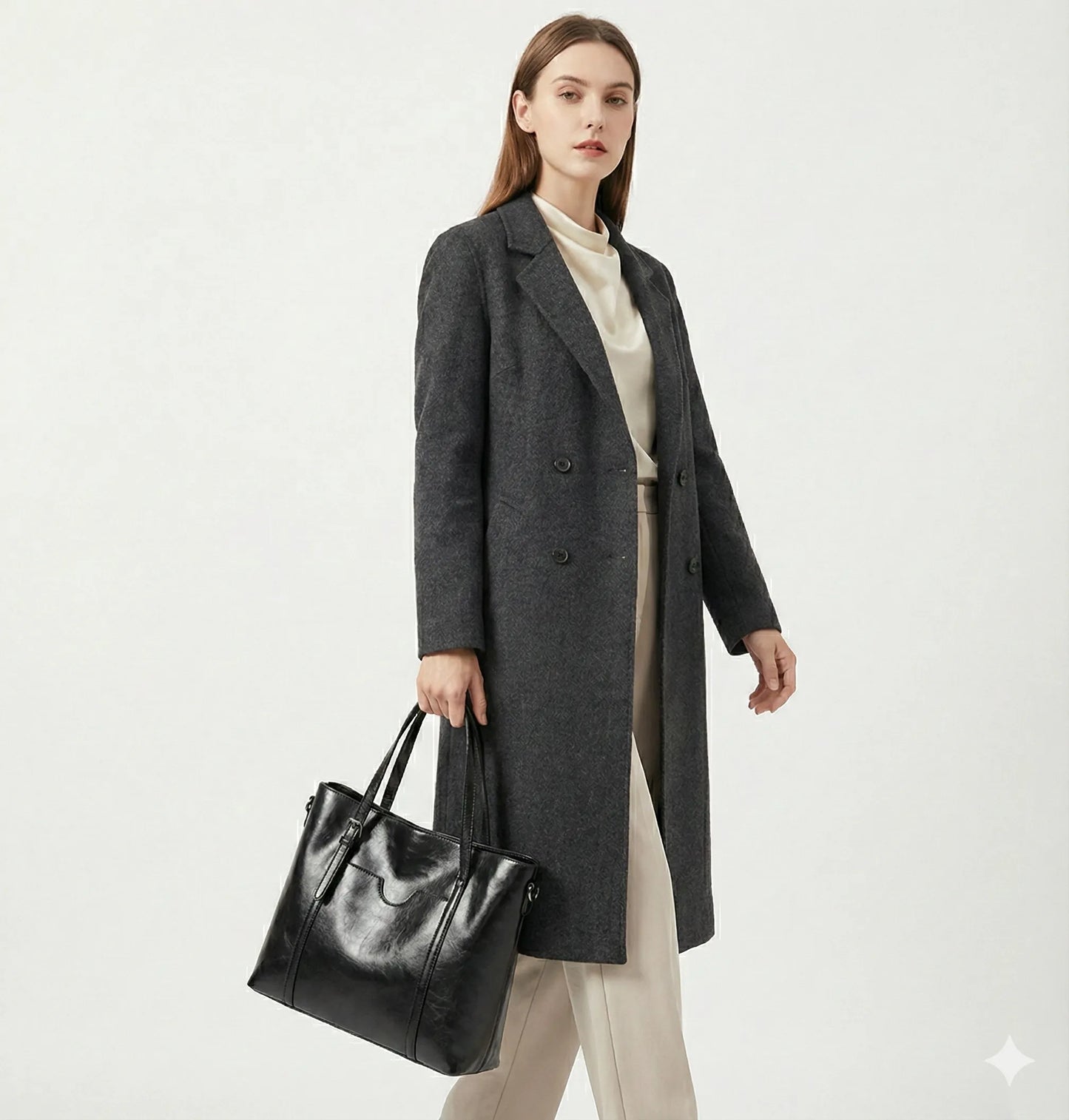 Tasche aus Echtleder - Glamour